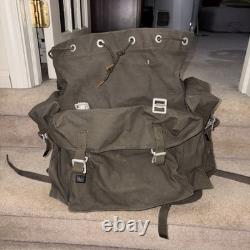Bundeswehr Rucksack with Original Straps Olive Green Backpack Bag German Army