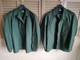 C48 Vintage Swedish Infantry Military Army Green Jackets Lot 2 Jackets