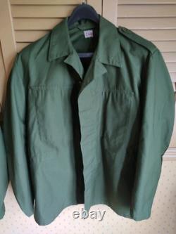 C48 Vintage Swedish Infantry Military Army Green Jackets Lot 2 Jackets