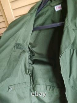 C48 Vintage Swedish Infantry Military Army Green Jackets Lot 2 Jackets