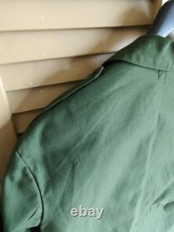 C48 Vintage Swedish Infantry Military Army Green Jackets Lot 2 Jackets