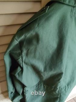 C48 Vintage Swedish Infantry Military Army Green Jackets Lot 2 Jackets