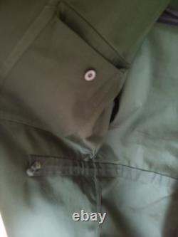 C48 Vintage Swedish Infantry Military Army Green Jackets Lot 2 Jackets