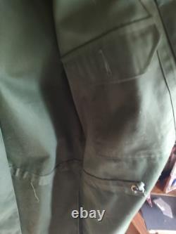 C48 Vintage Swedish Infantry Military Army Green Jackets Lot 2 Jackets