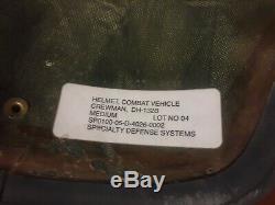 CVC Combat Vehicle Crewman Helmet Military / Army Surplus Size Medium