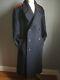 Czech Great Coat Military Wool Army Duster Blue Gold Koutny Pure New