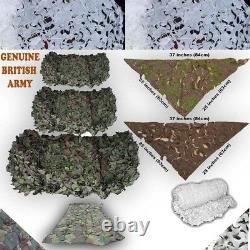 Camo Netting British Army Surplus Genuine Woodland Camouflage Military White Net