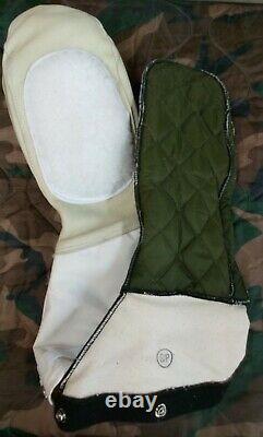 Canadian army/military arctic mitt extreme cold white/cream X-Large Brand new