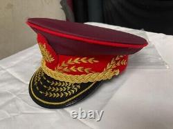 Colonel Gaddafi Military Army General Officers Parade Dress Visor Cap