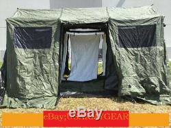 Complete New in Crate BASE-X 103 Military Army Tent Shelter 15x10' Quick Set Up