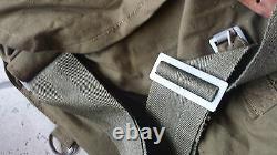 Cotton Military Shoulder Bag, Vintage Canvas Army Surplus Travel Retro Bag