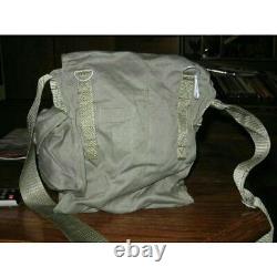 Cotton Military Shoulder Bag, Vintage Canvas Army Surplus Travel Retro Bag