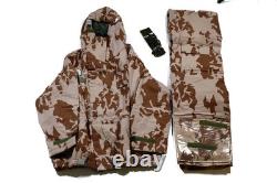 Czech Army M95 Desert Camo Chemical Suit Chem Suit w Bag Boots Gloves