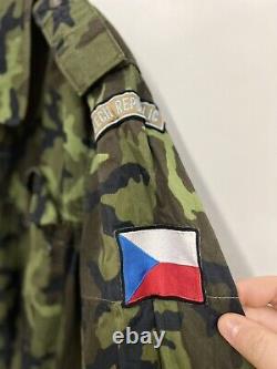 Czech Military Woodland VZ85/95 Blotch Camouflage Paratrooper Parka Jacket XL