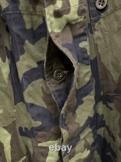 Czech Military Woodland VZ85/95 Blotch Camouflage Paratrooper Parka Jacket XL