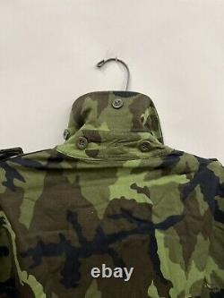 Czech Military Woodland VZ85/95 Blotch Camouflage Paratrooper Parka Jacket XL