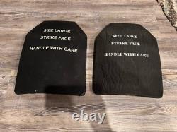 DAMAGED Military Army Tactical Surplus Medium Strike Face Ballistic Plate