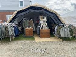 Drash Mx Series Shelter Tent 442sqft MXA2000T With 2 End Caps UNUSED ARMY SURPLUS