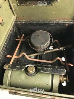 Early British Army Portable No. 2 MKII Petrol Field Military Cooker / Stove