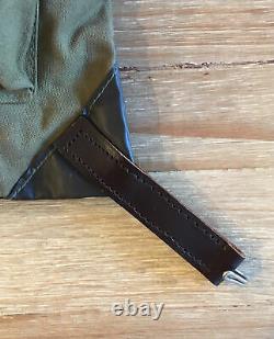 East German Army Military Vintage Rucksack GDR VEB Taucha 1980s Canvas Leather