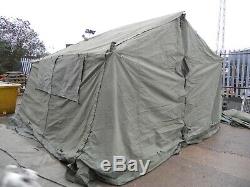 Ex Army 12x12 Mk1 Canvas Frame Military Tent VGC Cadet Bushcraft Car Shelter