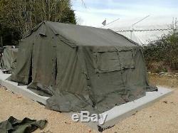 Ex Army 12x12 Mk2 Canvas Frame Military Tent BBQ Garden Event Shelter Grade 2
