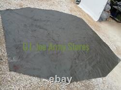 Ex Army 12x12 Tent PVC Groundsheet 12ft x 15ft Military HEAVY DUTY Tarpaulin