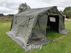 Ex Army 12x12 Tent PVC Groundsheet 12ft x 15ft Military HEAVY DUTY Tarpaulin NEW