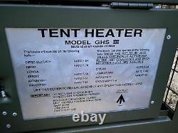 Ex MOD GHSIII Tent Heater Diesel British Army Military Unissued Garage Work