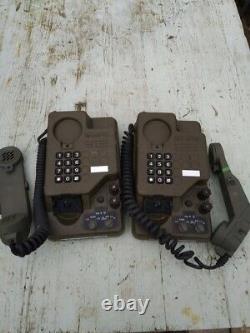 Ex Mod Surplus Military Field Telephone Ptc 414 Pair Looks German Military