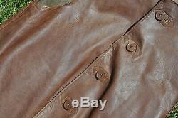 Excellent + 1944 Ww2 British Army Issue Military Leather Jerkin Size 2 Wearable