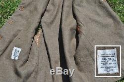 Excellent + 1944 Ww2 British Army Issue Military Leather Jerkin Size 2 Wearable