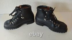 FINE Vintage Swiss Army RAICHLE Leather Boots Hiking Mountaineering 1982 Surplus