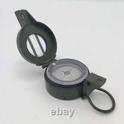 FRANCIS BARKER M-88 Prismatic Military Compass M88 Mils Olive Drab with Leather Ca