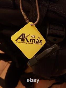 FREE SHIP AK MAX Military Backpack Army Rucksack Black US NEW