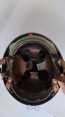 Fine Swiss Army Military Motorcycle Condor Helmet Helm Liner & Chinstrap A