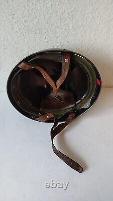 Fine Swiss Army Military Motorcycle Condor Helmet Helm Liner & Chinstrap A