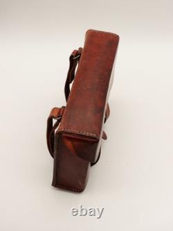 Fine Swiss Soldier Army Leather Shoulder Bag Officier Switzerland Surplus 1973
