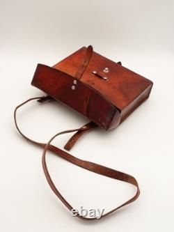 Fine Swiss Soldier Army Leather Shoulder Bag Officier Switzerland Surplus 1973