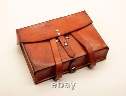 Fine Swiss Soldier Army Leather Shoulder Bag Officier Switzerland Surplus 1974