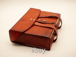 Fine Swiss Soldier Army Leather Shoulder Bag Officier Switzerland Surplus 1974