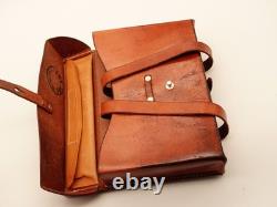 Fine Swiss Soldier Army Leather Shoulder Bag Officier Switzerland Surplus 1974