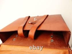 Fine Swiss Soldier Army Leather Shoulder Bag Officier Switzerland Surplus 1974