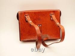 Fine Swiss Soldier Army Leather Shoulder Bag Officier Switzerland Surplus 1974