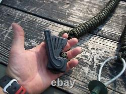 Four. Military Tent Drash Ropes With Locking Tensioners Camping Hunt Us Army