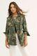 Free People Medium Not Your Brother's Surplus Camouflage Camo Army Jacket