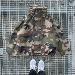 French Army CCE Camouflage Parka Jacket Military Surplus, Waterproof, Adjustab
