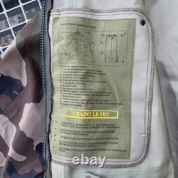 French Army CCE Camouflage Parka Jacket Military Surplus, Waterproof, Adjustab