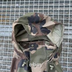 French Army CCE Camouflage Parka Jacket Military Surplus, Waterproof, Adjustab