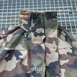 French Army CCE Camouflage Parka Jacket Military Surplus, Waterproof, Adjustab